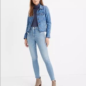 Madewell 10'' high-rise skinny jeans Hamden wash